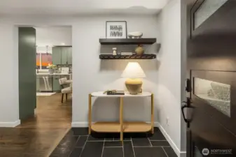 Back on the main level foyer