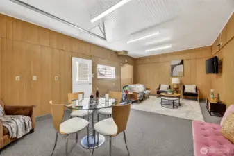 Rec Room located in the Detached Garage