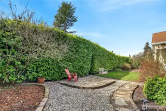 Private yard space