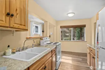 Functional kitchen layout that makes cooking a breeze.