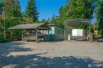 Plenty of room for all your toys, hobbies, and projects.