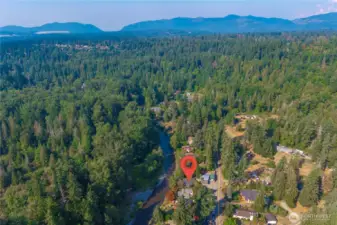 Quiet, private setting that feels miles away from it all.