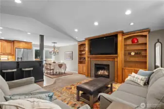 great room concept living room to kitchen