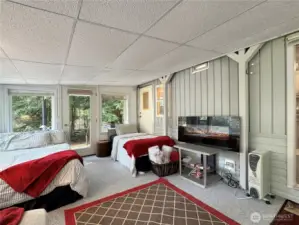 Another view of addition highlighting versatility for guests