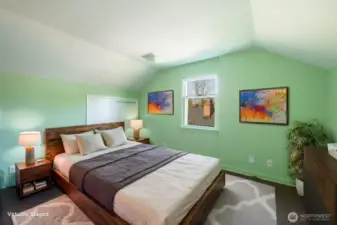 Upper floor bedroom