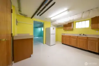Basement kitchen