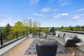 Enjoy BBQ's, and lounging on your spacious rooftop deck!