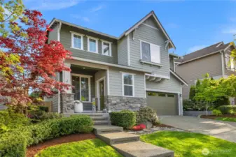 Welcoming front entrance invites you into this lovely home