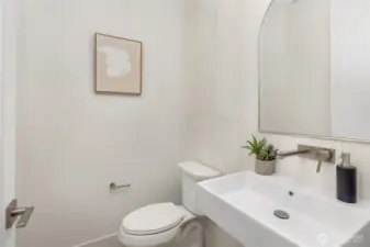 Main floor powder room