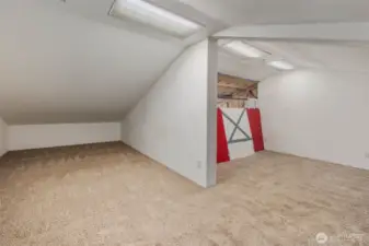 Loft above shop