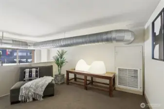 Upper Level Bedroom Loft with Seating Area