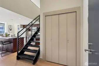 Steel Staircase to access Loft