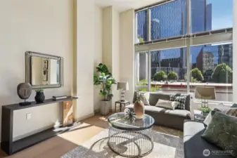 South West Facing Property with Oversize Windows