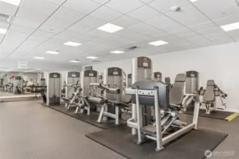 Fitness Center -Includes fitness equipment, sauna showers and changing room with towel service.