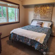 Second bedroom is roomy.