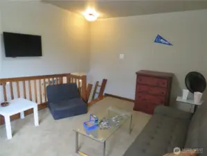 Sleepovers and movie nights.  Futon shown here sleeps another two people.