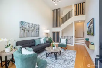 Spacious living room.