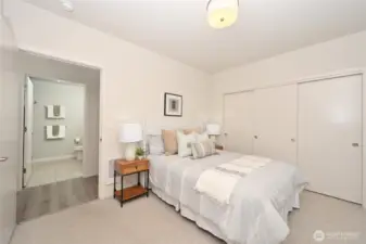 Spacious bedroom