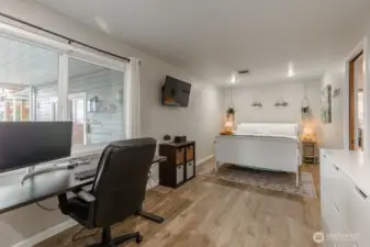 Additional bedroom on lower level.