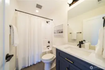 Hall Bath (towel rack installed now, not shown)