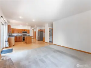 Large Family Room Joins the Spacious Kitchen and Provides For the Perfect Gathering Space