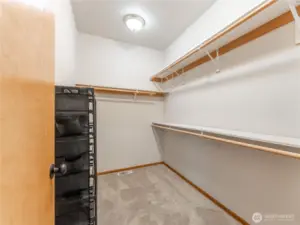 Large Primary Walk-In Closet
