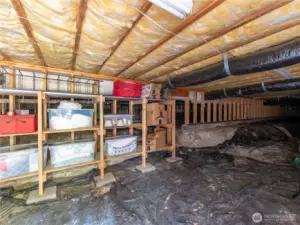 Extra Deep Crawl Space with Outside Access