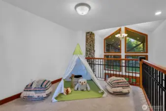 Top of loft - plenty of room for anything!