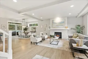 Entry view open living area