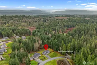 Territorial aerial view