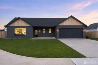 Upgraded front w/Black windows