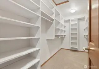 Huge Custom Walk-In Closet