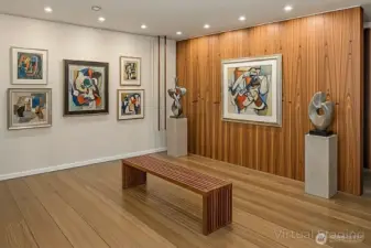 Virtually staged - gallery space / showroom concept