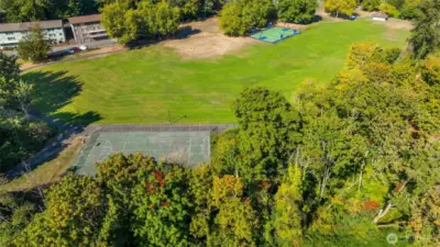 Community park across the street