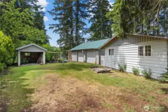 Single garage AND shop