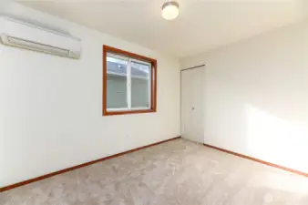 bedroom 4 is close to the primary bedroom, perfect for an office or nursery