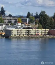 The Waterside sits on 200 feet of low bank bulkhead waterfront in charming Manette.