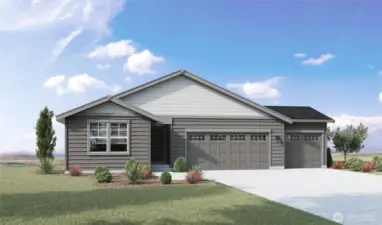 Rendering of a similar home. Colors and materials may vary.
