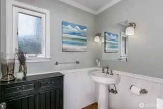 1/2 bath on main floor