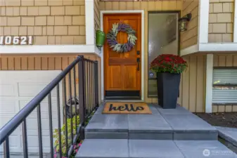 Welcoming entrance