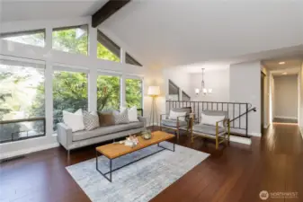 large open concept living  room