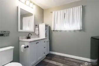 Laundry and bathroom downstairs- completely updated