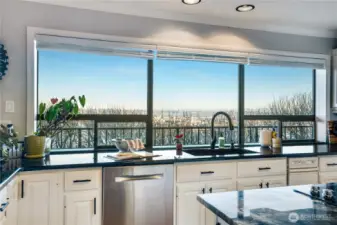 Soak in the Thea Foss marina view right over your kitchen sink.