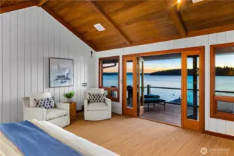 Primary Suite with private view deck.