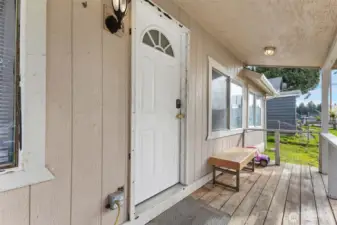 Unit 2 Covered front entry