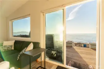 One of two sets of sliders.