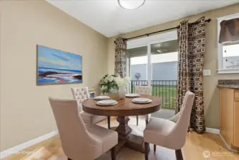 Dining Area w/ Sliding Door to Patio