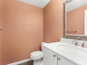 Ensuite Half-Bath in Main Bedroom