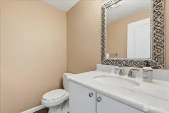 Primary Bedroom, w/ Ensuite 1/2 Bath & Double Closets