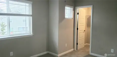 Another Picture of the Fouth Bedroom showing Walk In Closet.